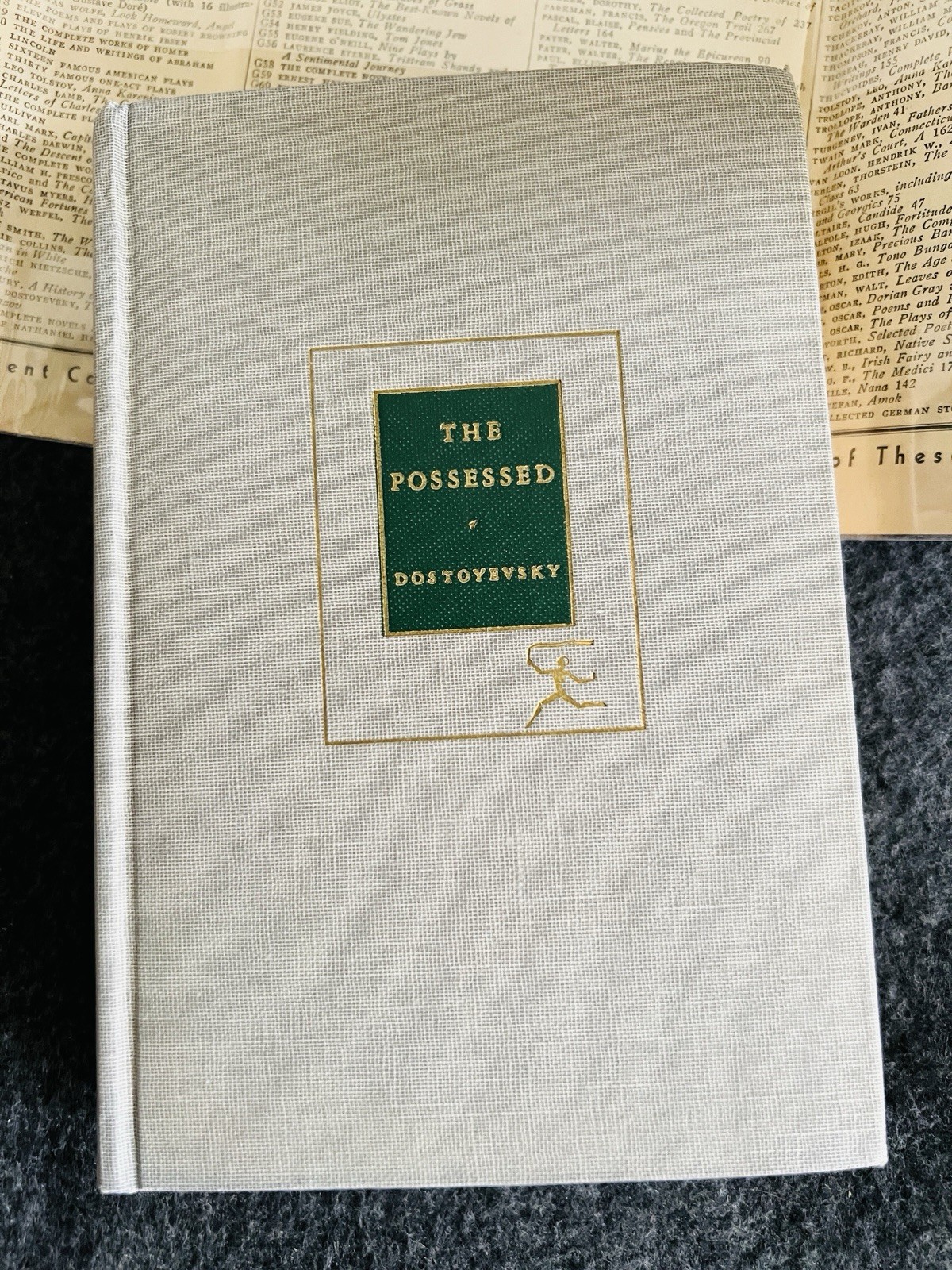 THE POSSESSED by Fyodor Dostoyevsky HC/DJ Modern Library $1.25 c. 1947/1952