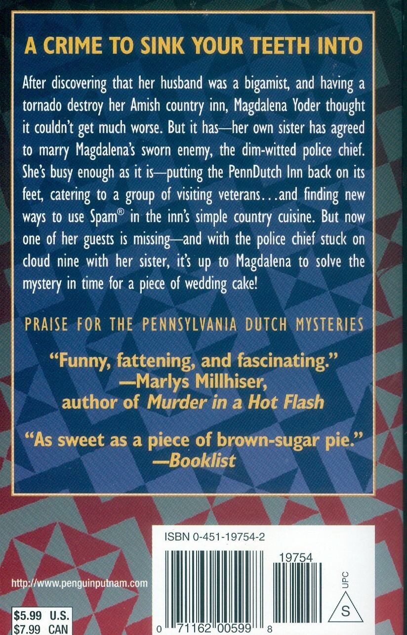 PLAY IT AGAIN, SPAM (PENNSYLVANIA DUTCH MYSTERY) By Tamar Myers -BRAND New
