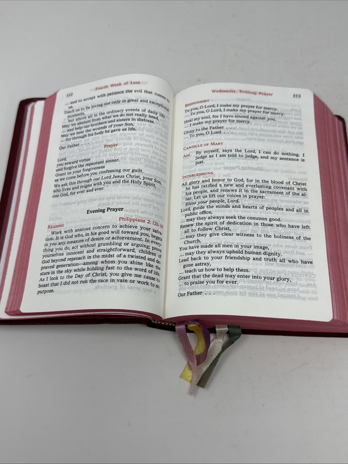 Christian Prayer Liturgy of the Hours Catholic Book Publishing 1976 Music T-406