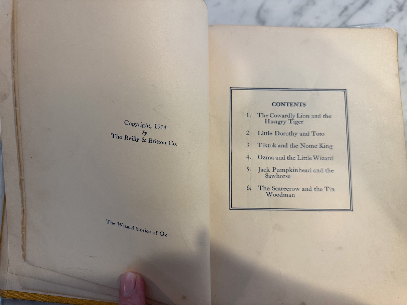 Little Wizard Stories of Oz By Frank L Baum First Edition