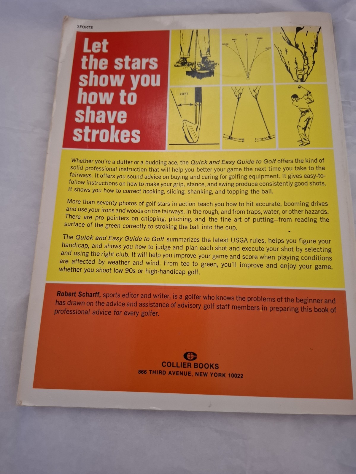 Golf “Put The Power And Finesse Of The Pros” By Robert Scharff