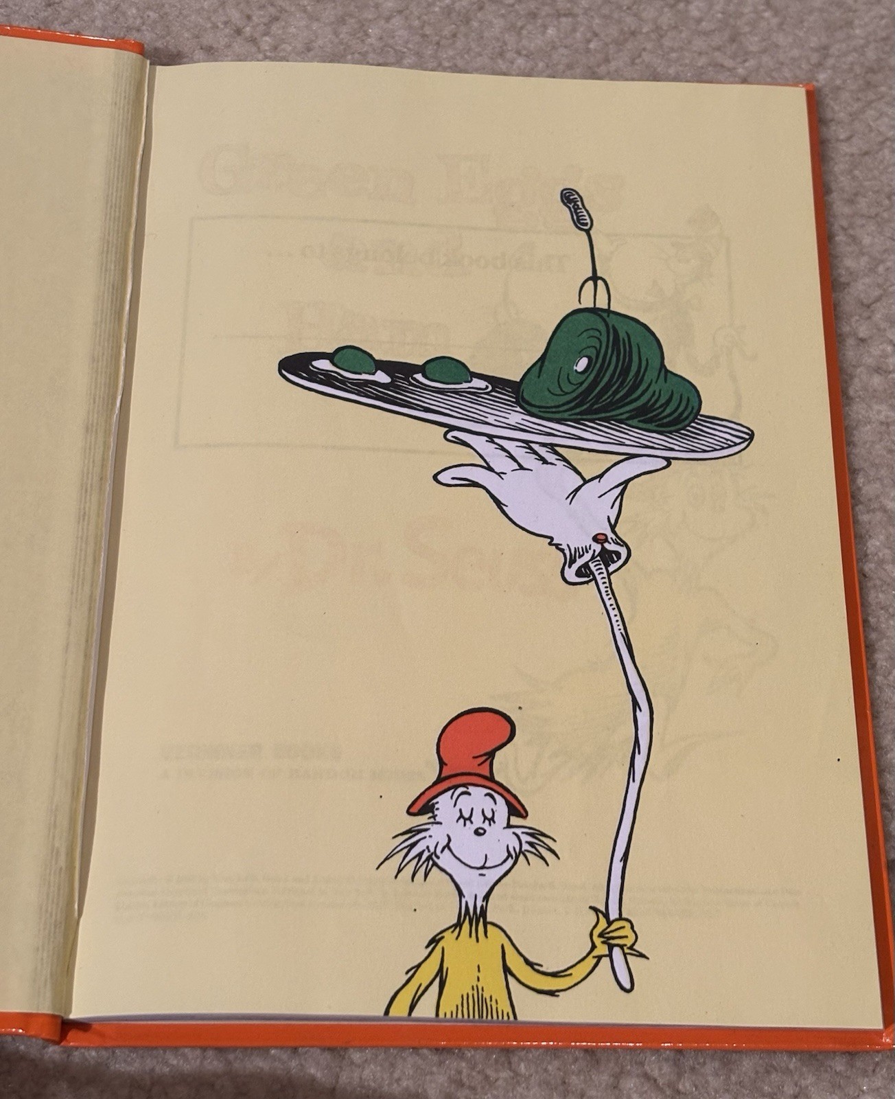 Green Eggs and Ham By Dr Seuss 1960 1st Edition HB