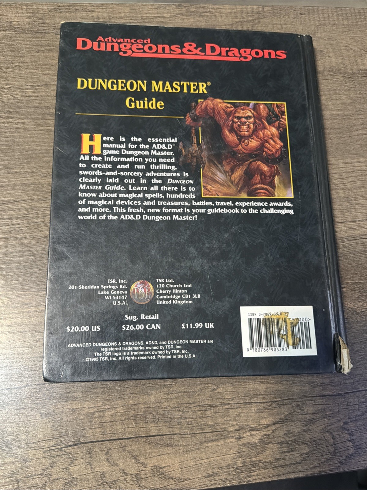 Dungeon Master’s Guide 2nd Edition 2160 (1995, Hardcover) D&D