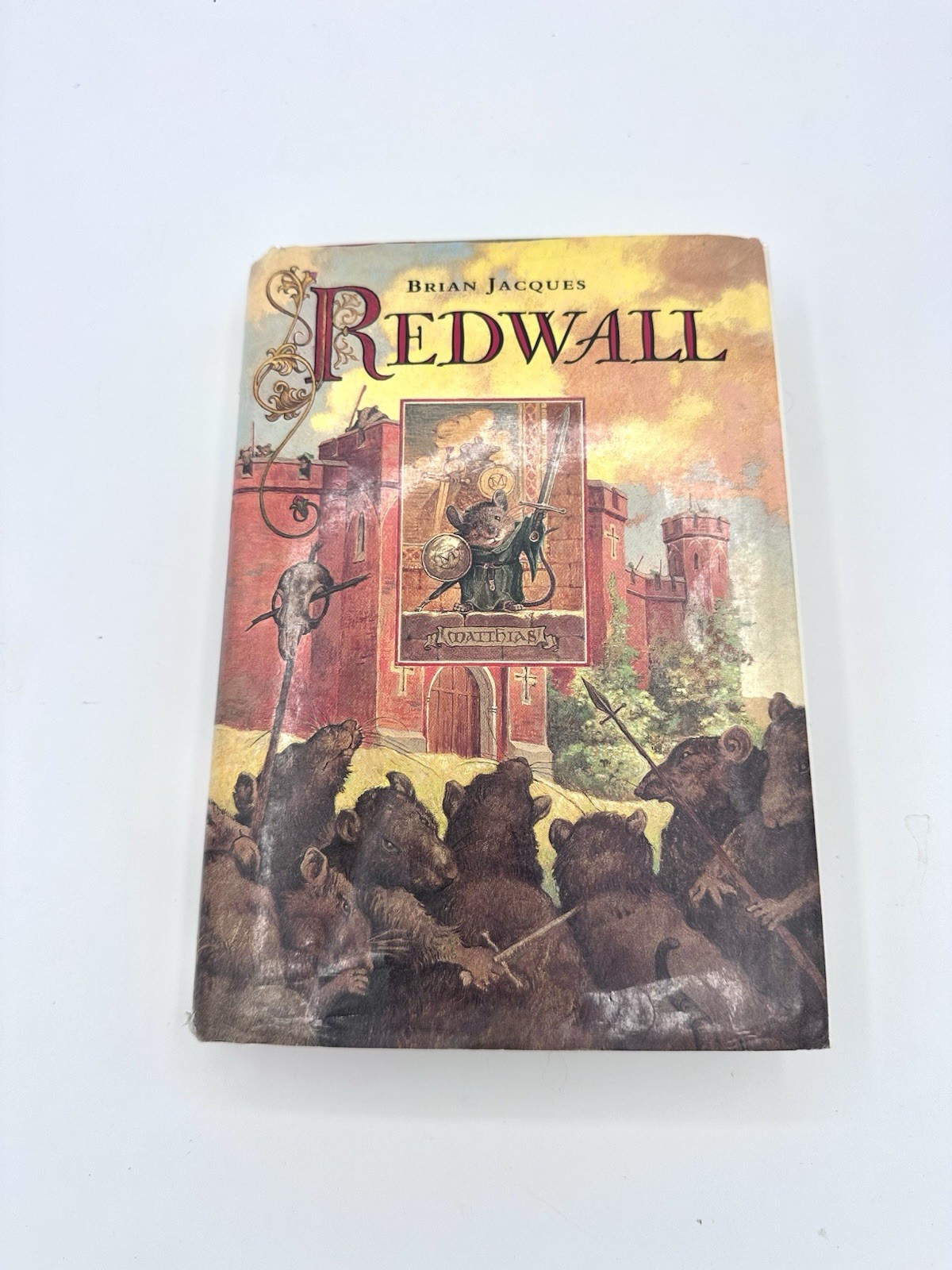 Redwall by Brain Jacques Hardcover 1st American Printing 14th Impression HD DJ