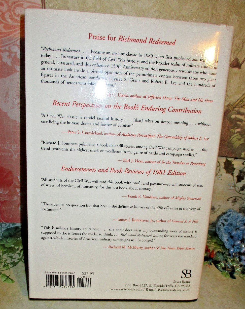Richmond Redeemed: The Seige at Petersburg by Richard J. Sommers (1981,2014)