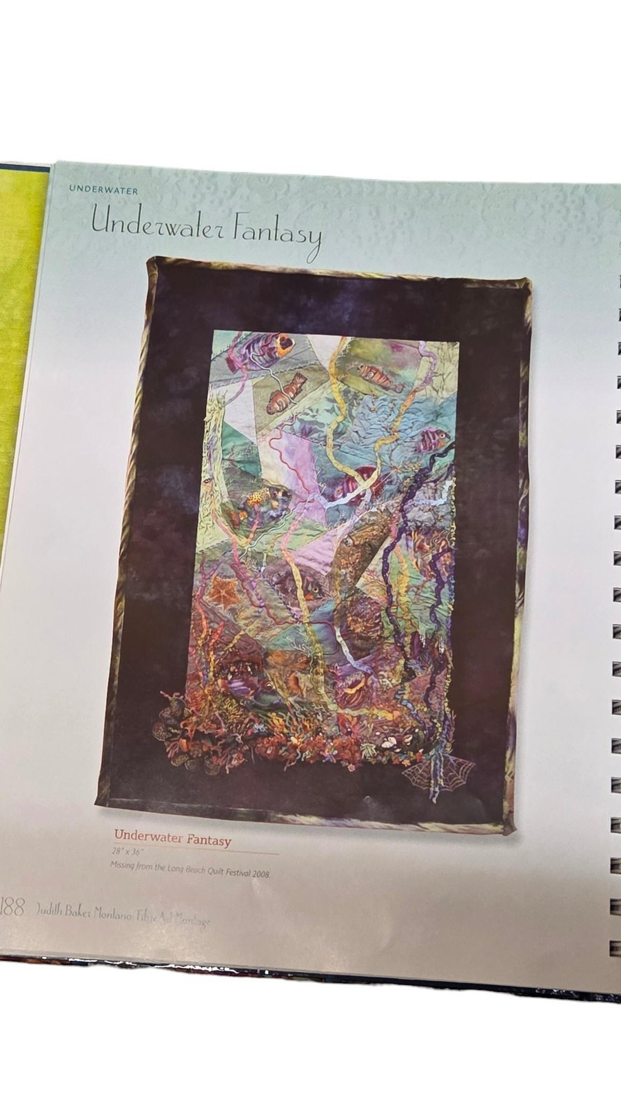 Quilting Embroidery Fibreart Montage Patterns by Judith Baker Montano Hardcover