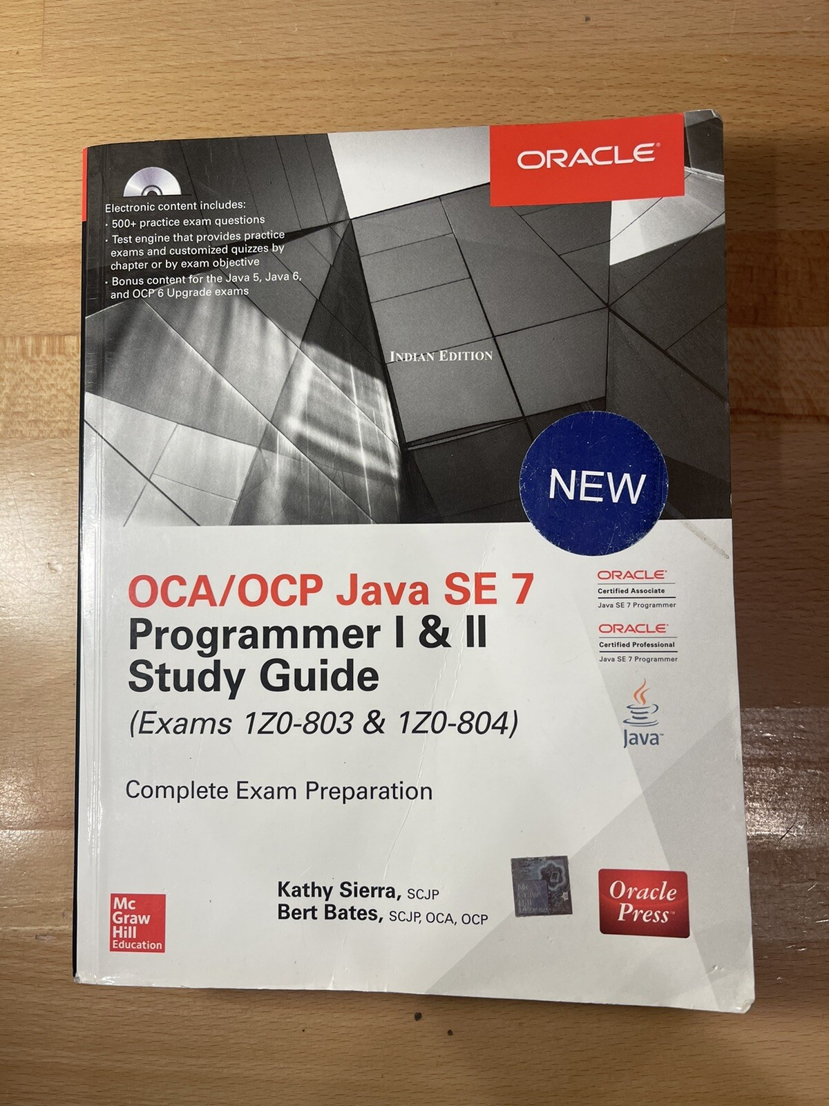 Oca/ocp Java Se 7 Programmer I & Ii Study Guide (Exams 1z0-803 & 1z0-804) – GOOD