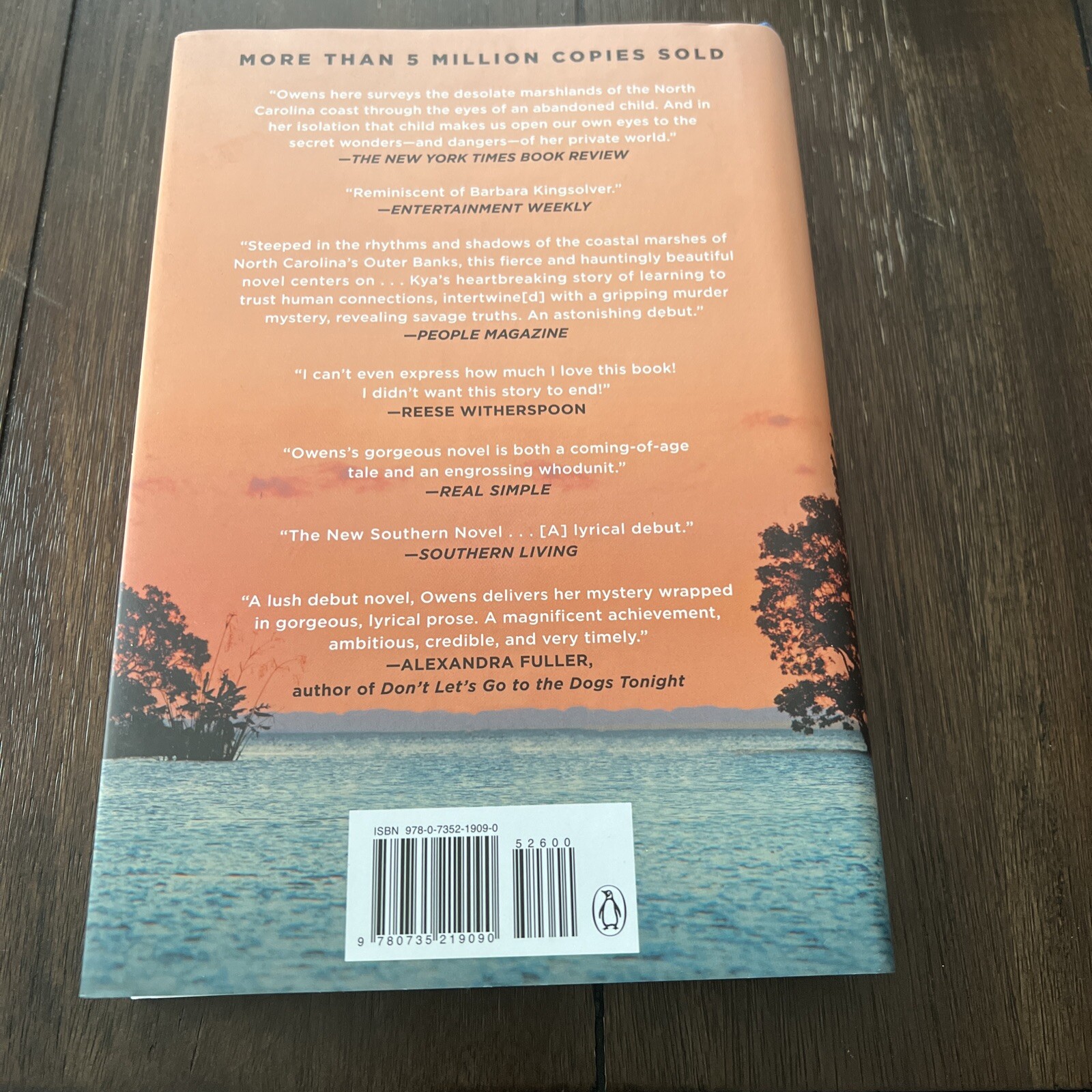 “Where The Crawdads Sing”  by Delia Owens – Hard Cover – New – FREE SHIPPING