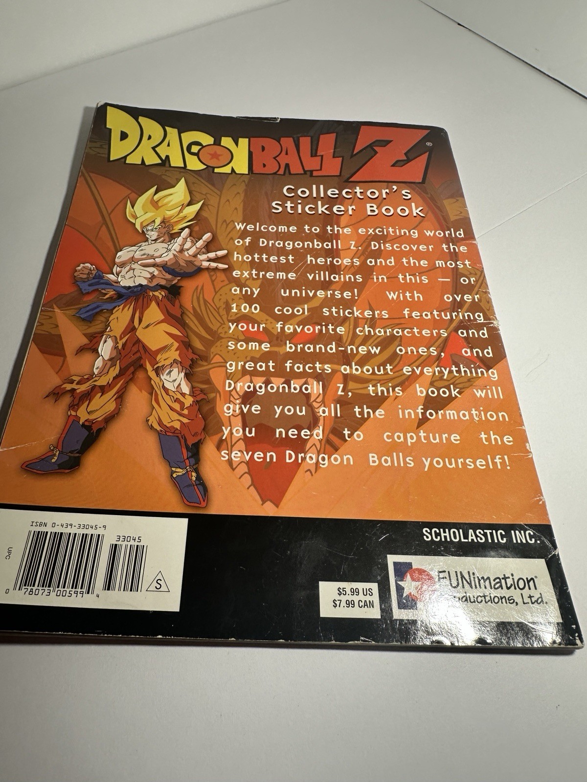 Scholastic Inc. Dragonball Z Collector’s Sticker Book – Michael Teitelbaum