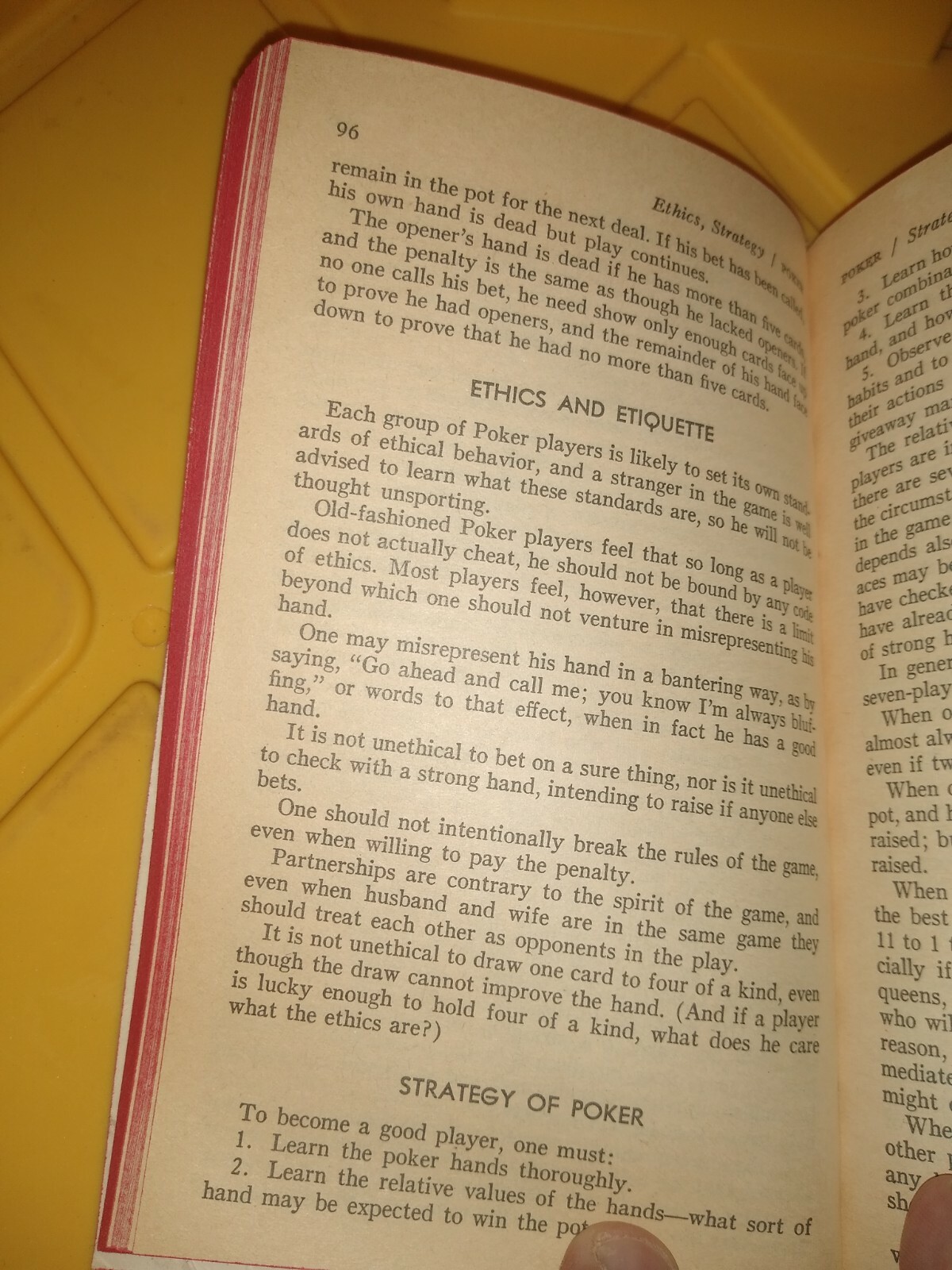 1963 Hoyle’s Rules Of Games by Albert H. Morehead and Geoffrey Mott-Smith Book