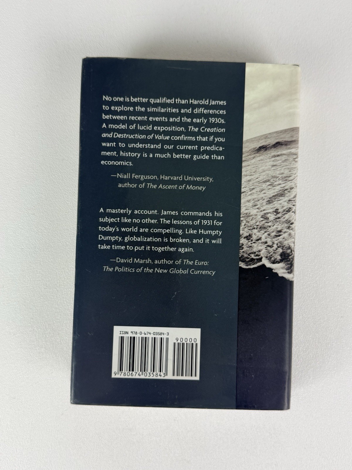 Creation and Destruction of Value, James New 9780674066182 Fast Free Shipping-,