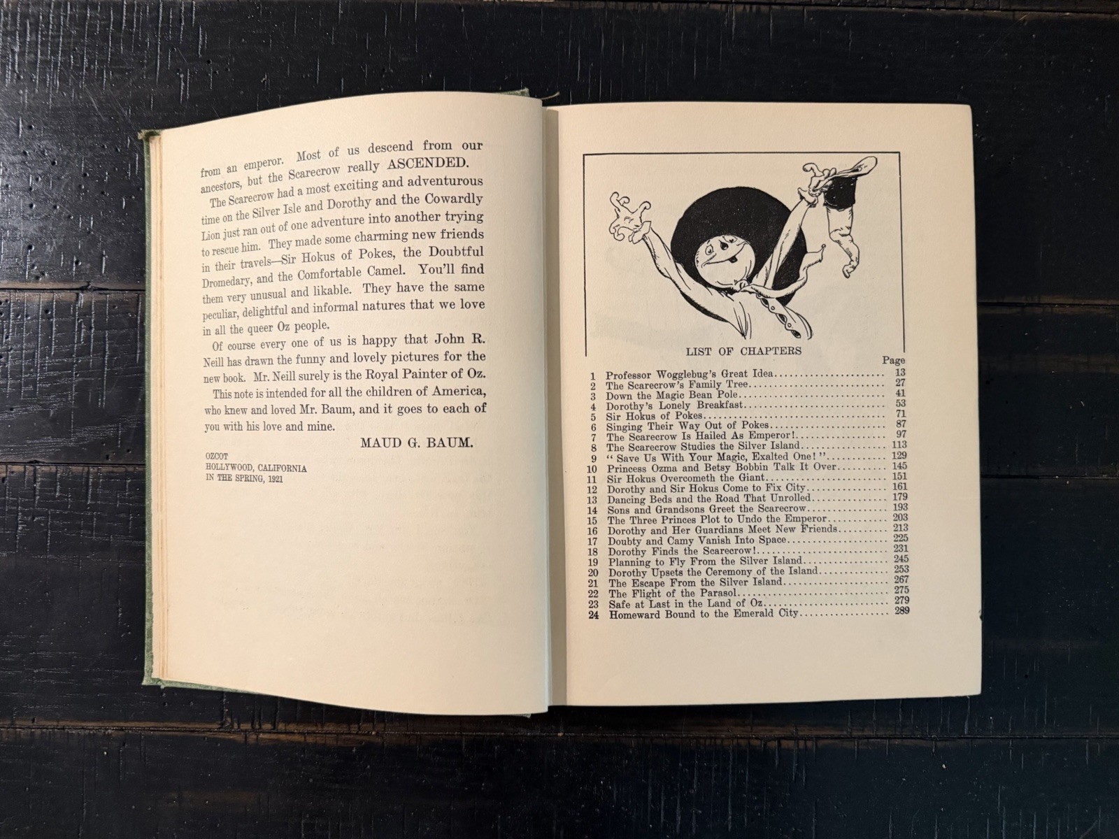 L. Frank Baum The Royal Book of Oz Hardcover Illustrated Reilly & Lee 1921