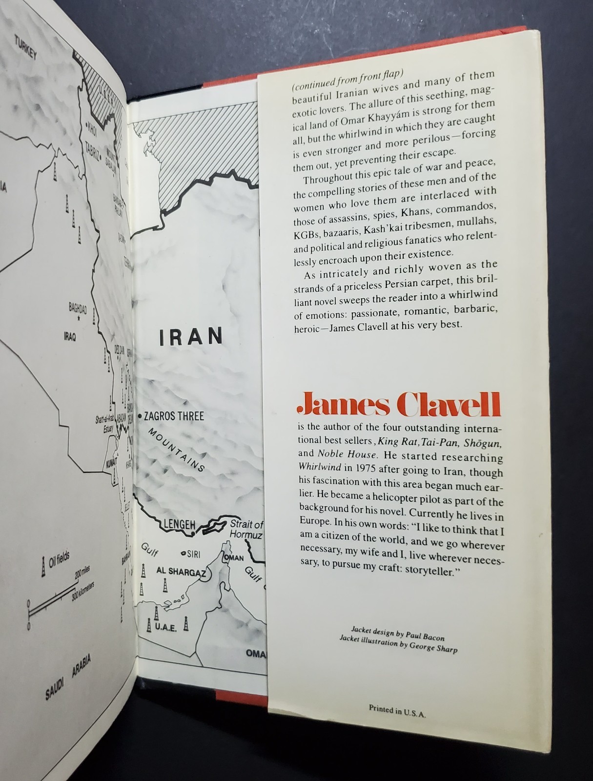 James Clavell Whirlwind– 2 Volume Set (1986 BCE Hardcovers w/Dust Jackets)
