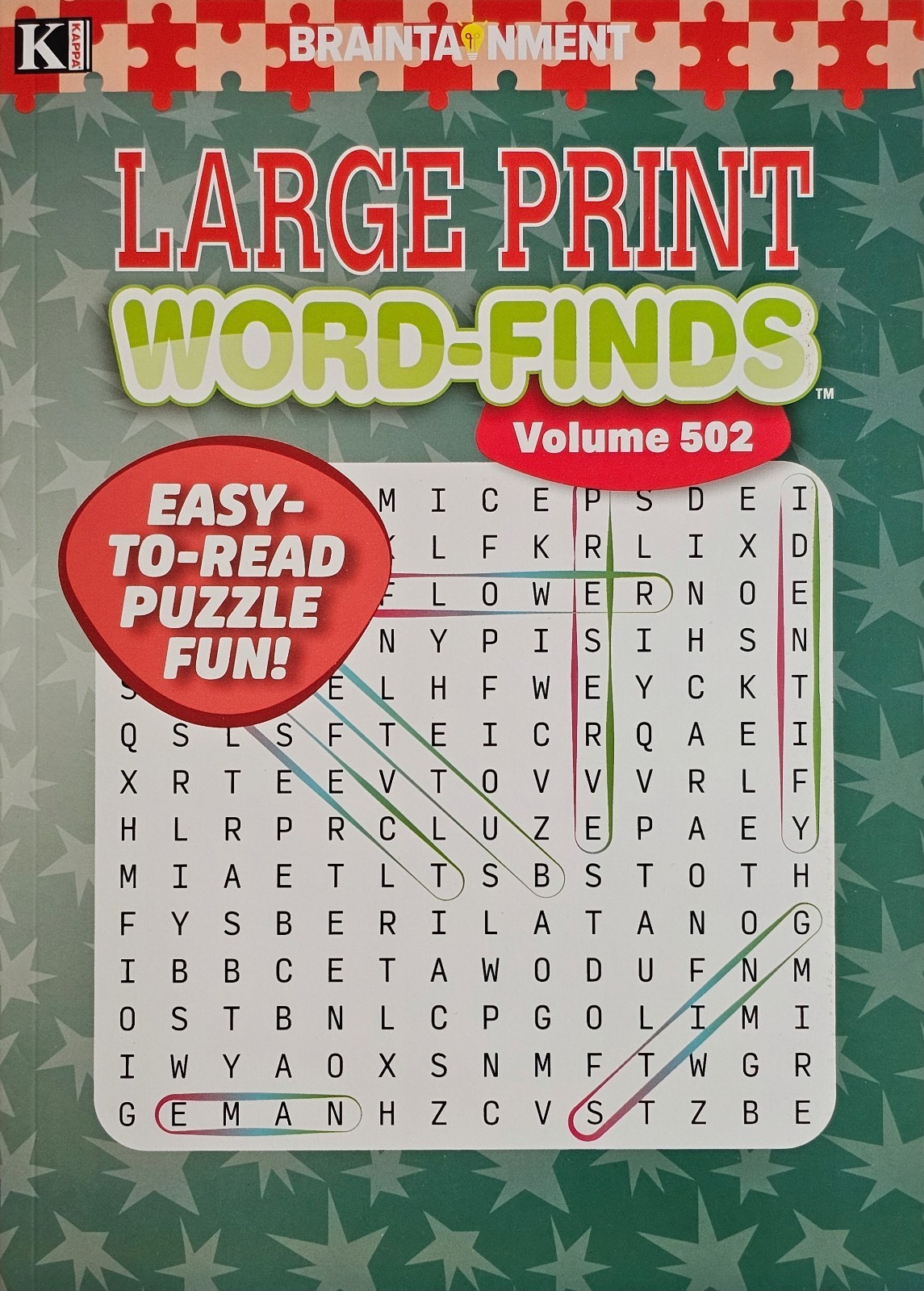 10 New Large Print Word-Finds Puzzle Books Kappa Games Vol#475-502 ~ Search,Hunt