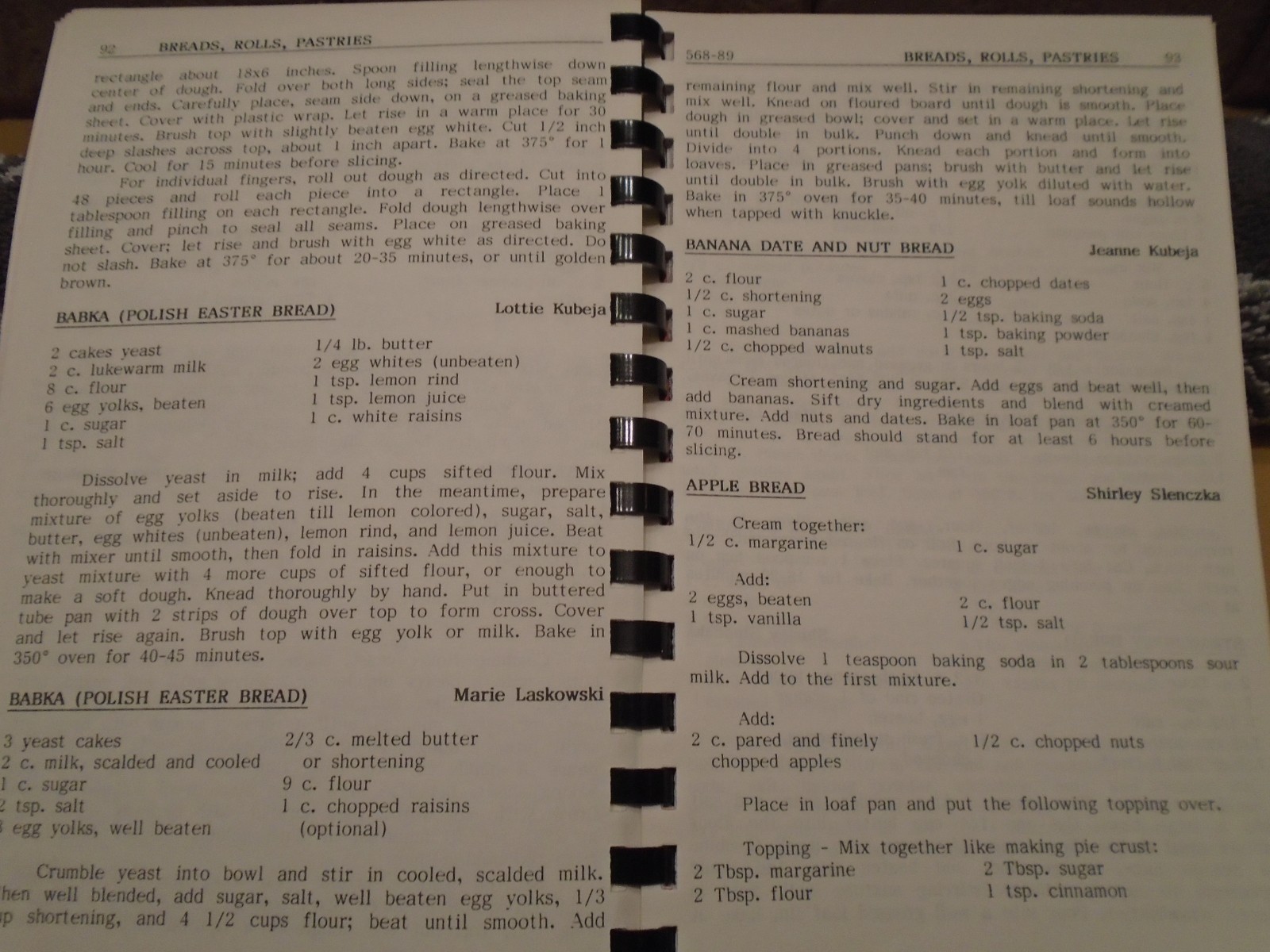 Vtg Polish American Club COOKBOOK 1989 Albuquerque, New Mexico ETHNIC Heritage