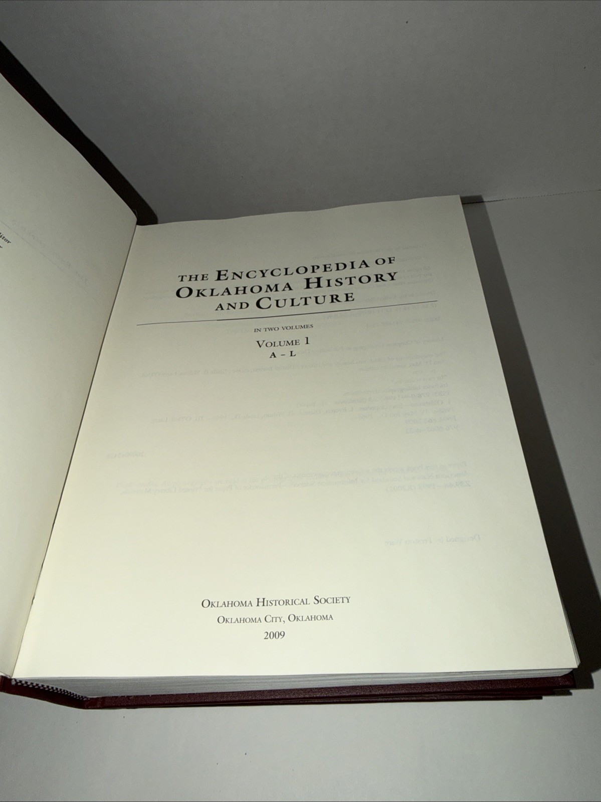 Encyclopedia of Oklahoma History and Culture 2009 COMPLETE SET Genealogy; County