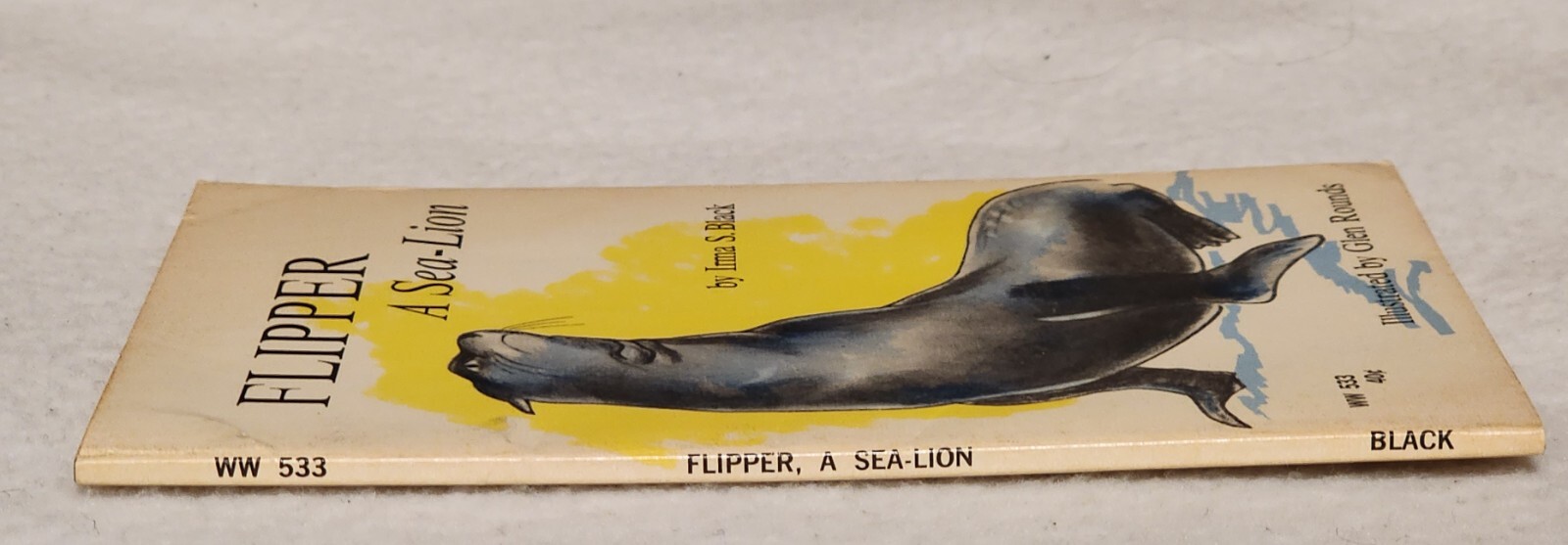 Flipper A Sea Lion by Irma Black 1966 Paperback Illustrated by Glen Rounds