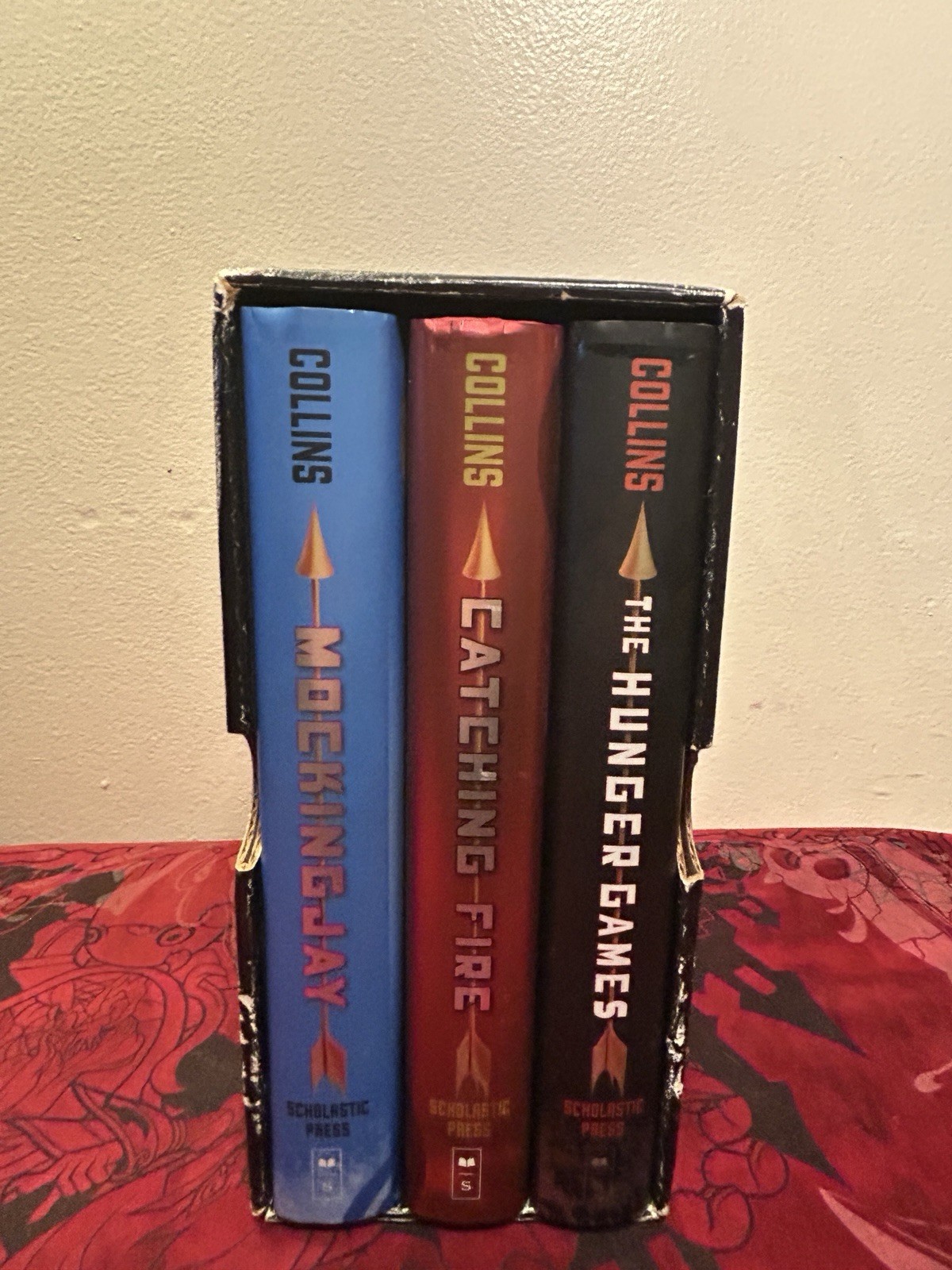 The Hunger Games Trilogy Scholastic Boxed Set Hardcover Suzanne Collins