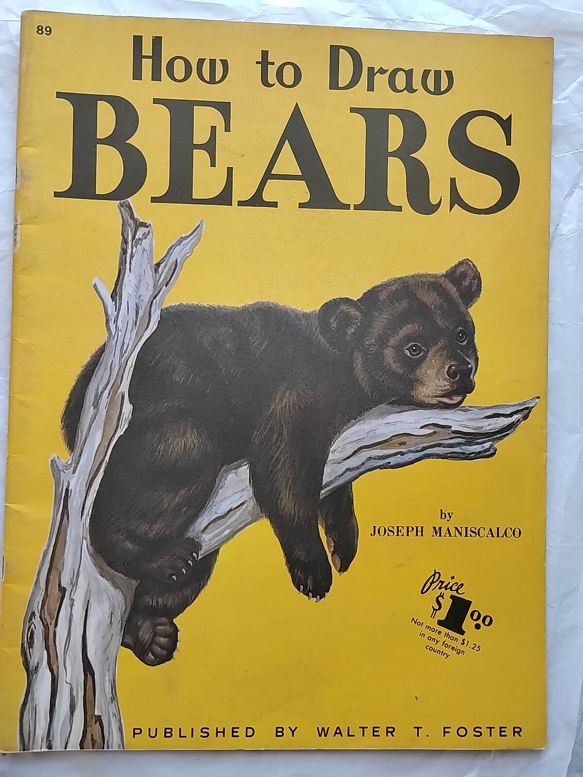 Vintage Lot of 4 Walter T. Foster Cats, Bears & Animals 13, 70, 89 & 134 (264)