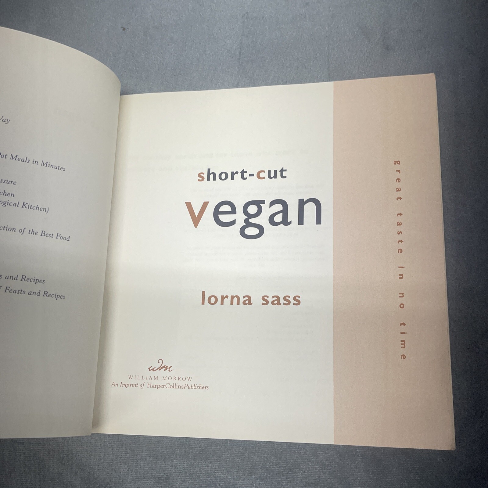 Vegan & Vegetarian Book Lot Lorna Sass’ Complete Vegetarian Kitchen & Short-Cut