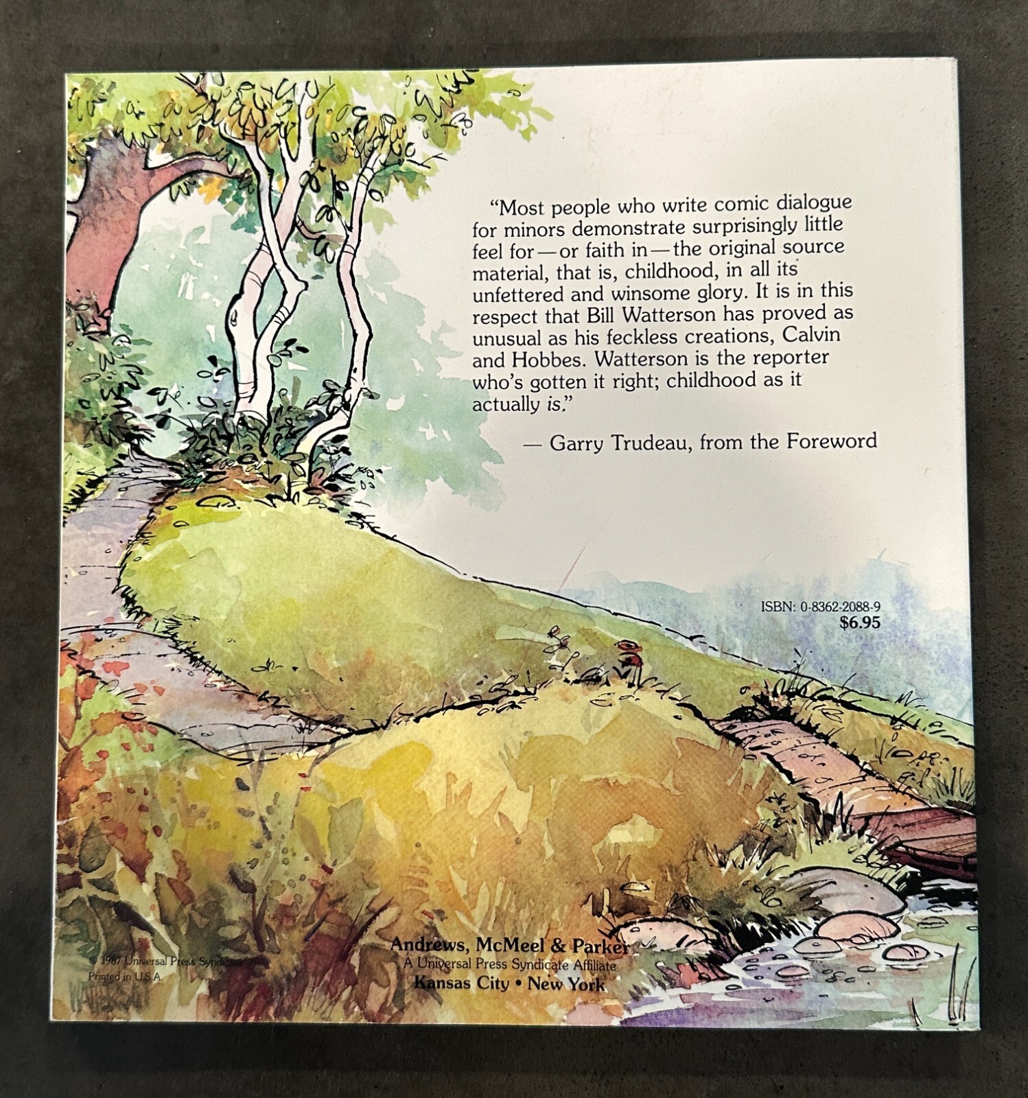 Vintage Calvin and Hobbes by Bill Watterson – 1987 – Paperback Book 127 Pages
