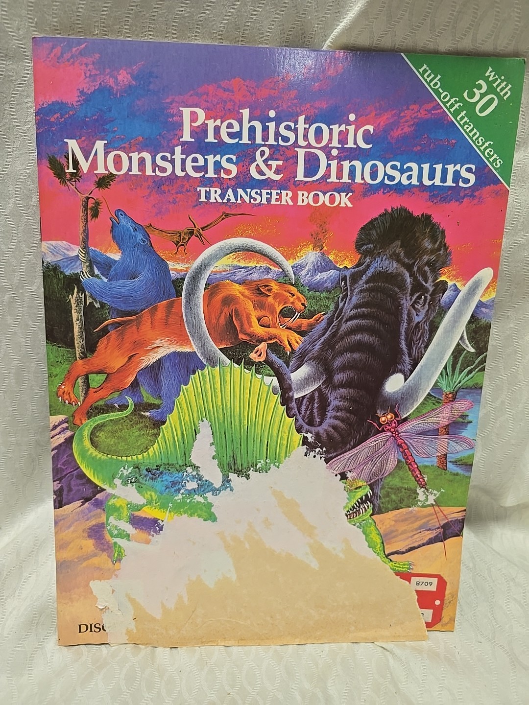 Prehistoric Monsters And Dinosaurs Transfer Book With Rub-off Transfers