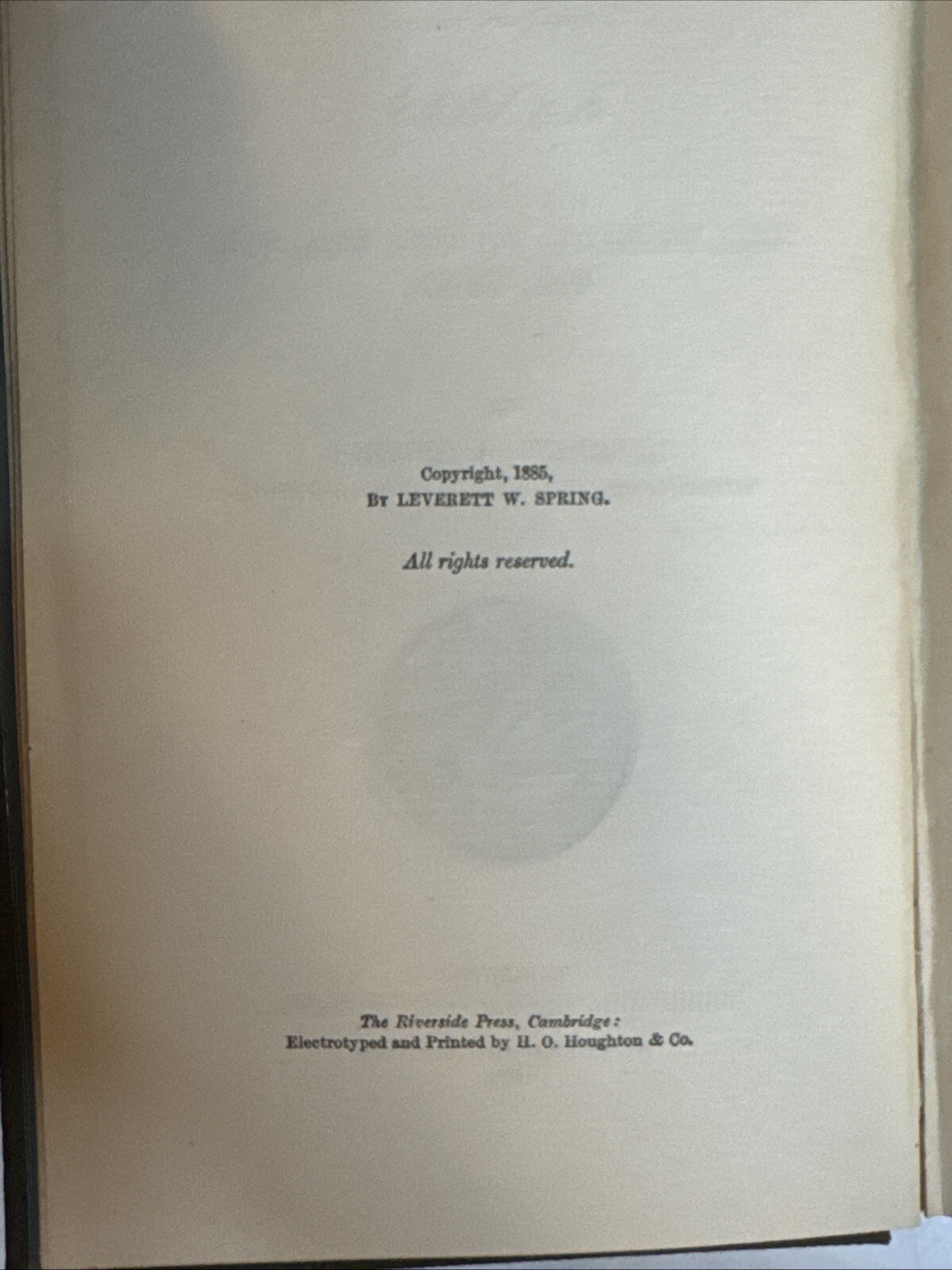 American Commonwealths by Horace E. Scudder HC 1885 Spring, B213