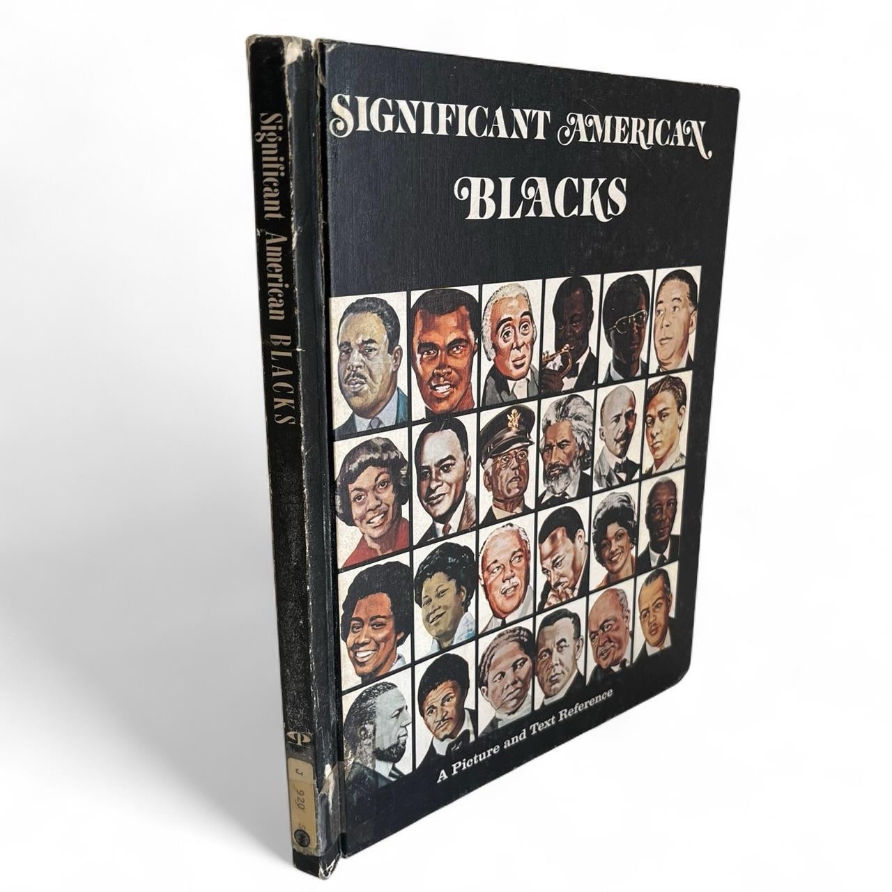 1975 RARE Vintage Clothbound Hardcover Black American Nonfiction Reference Book