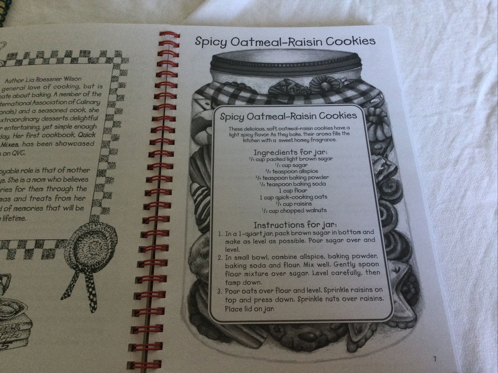 2 Spiral-bound Books: Gifts From a Jar Cookies Muffins Gifts for the Cookie Jar