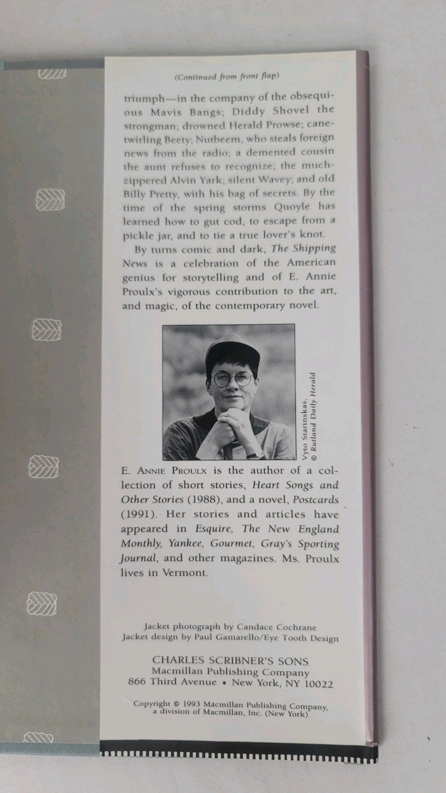 The Shipping News by E. Annie Proulx (1993, Hardcover) Very Good