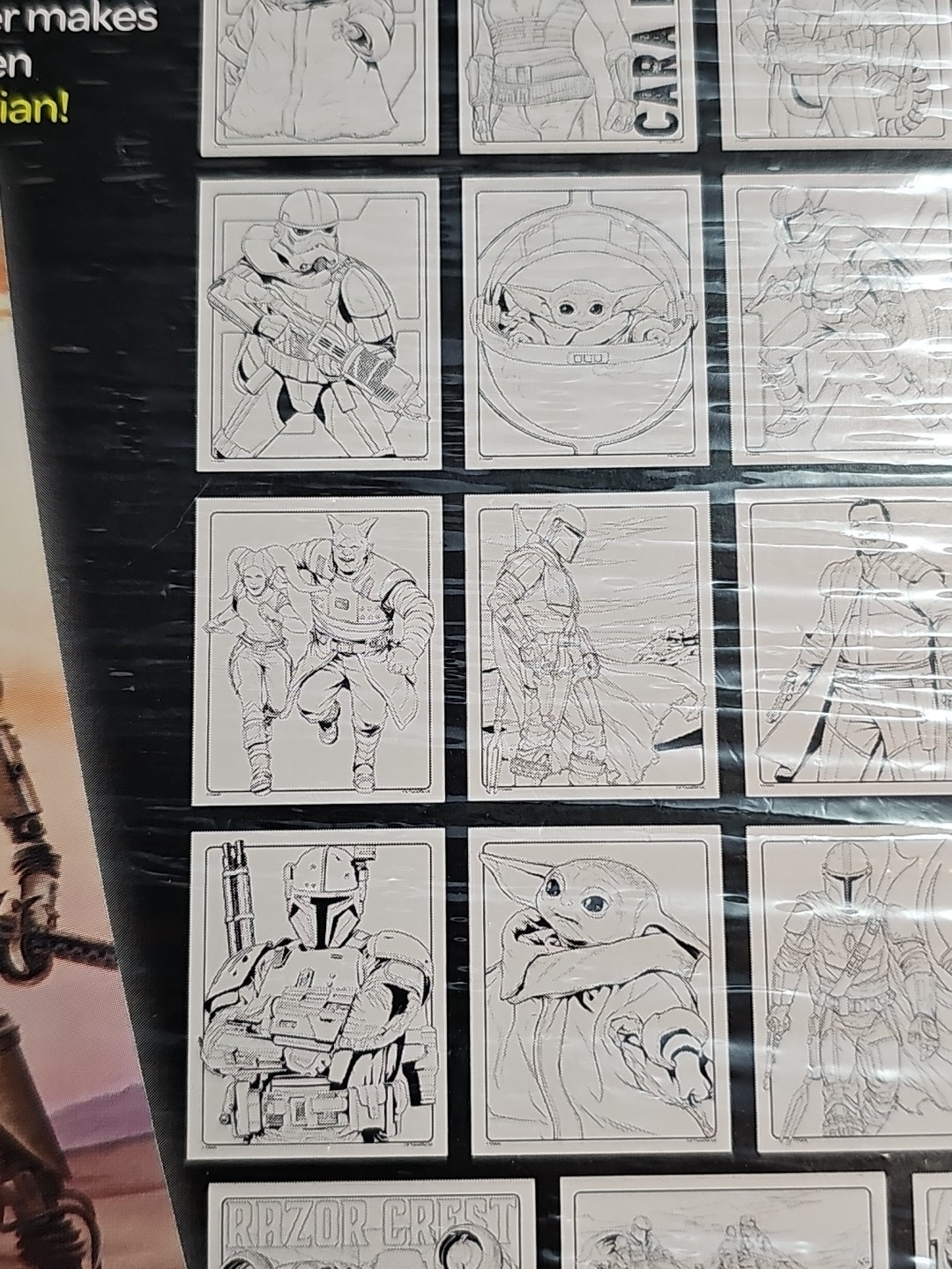 Crayola Art With Edge Star Wars The Mandalorian 28 Pages + 1 Poster New Sealed