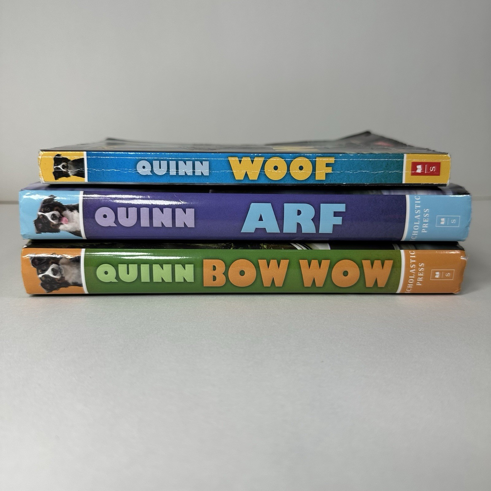 Bowser and Birdie Books, Lot of 3, Spencer Quinn, Woof, Arf, Bow Wow, Acceptable