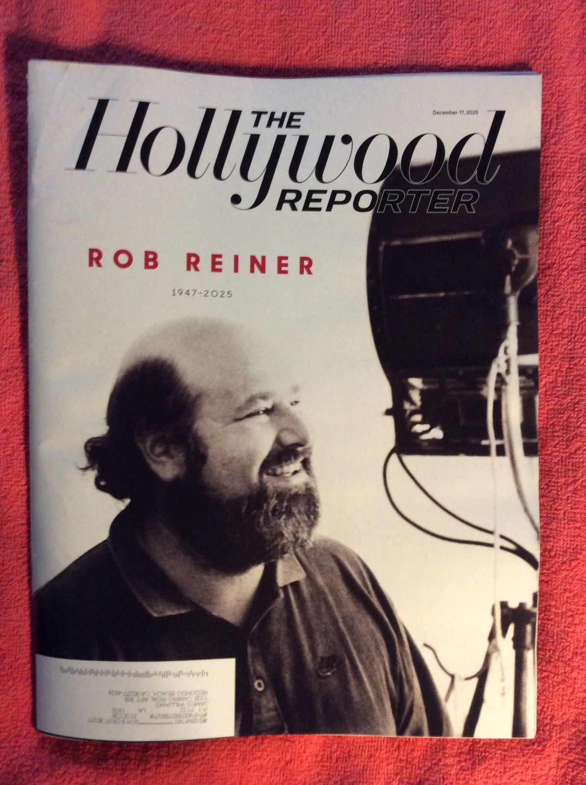 THE HOLLYWOOD REPORTER DECEMBER 17 2025 ROB REINER 1947-2025