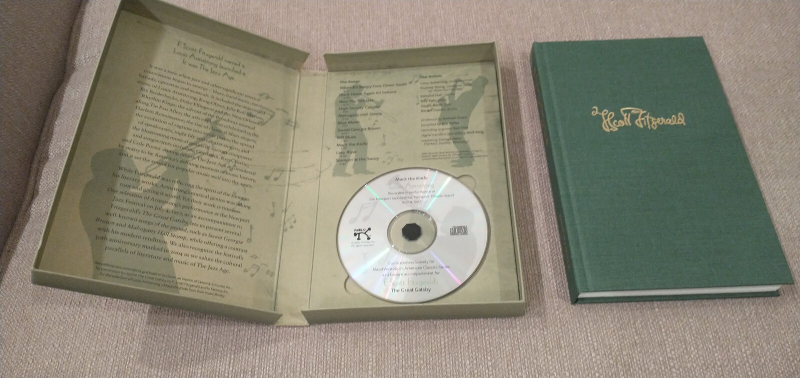 The Great Gatsby : 2004 Privately Published Collectible Hardcover Edition w/ DVD