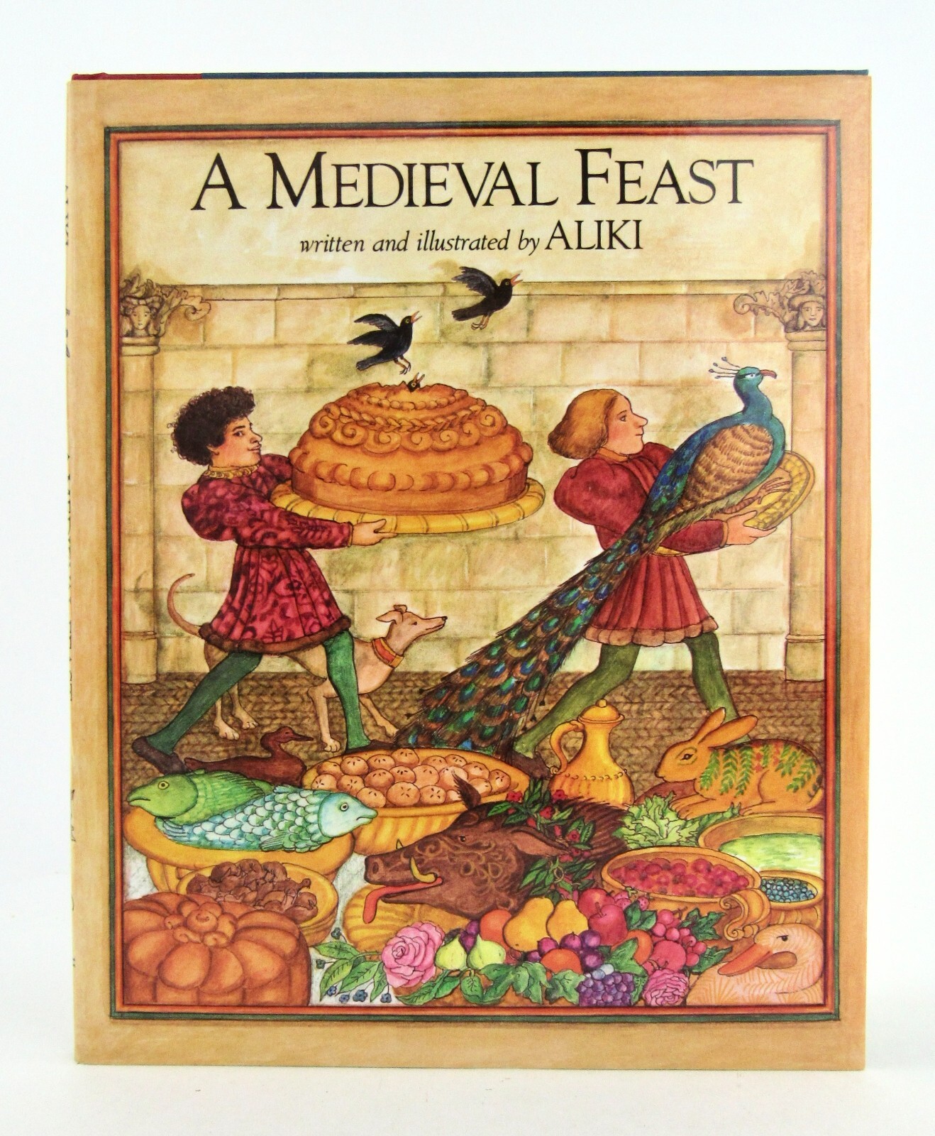 A MEDIEVAL FEAST Aliki 1983 Thomas Crowell HBDJ EXC