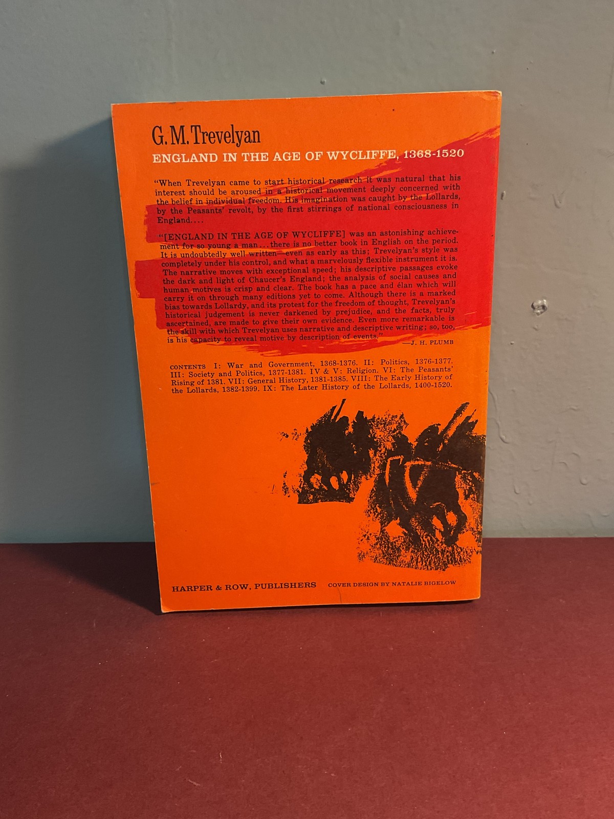 England in the Age of Wycliffe 1368-1520 G.M. Trevelyan Harper Torchbooks