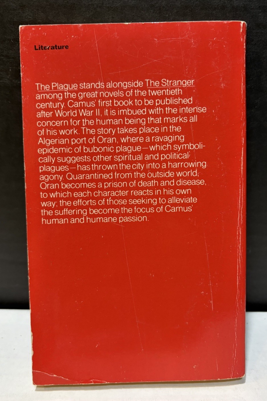 1972 1st Printing Vintage Books PB “THE PLAGUE” by Albert Camus