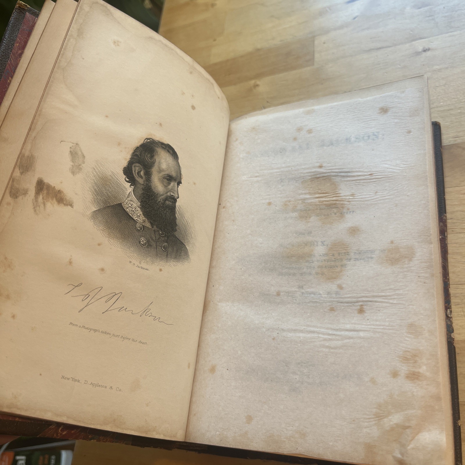 Stonewall Jackson: A Military Biography. John Cooke. 1876 D Appleton Printing
