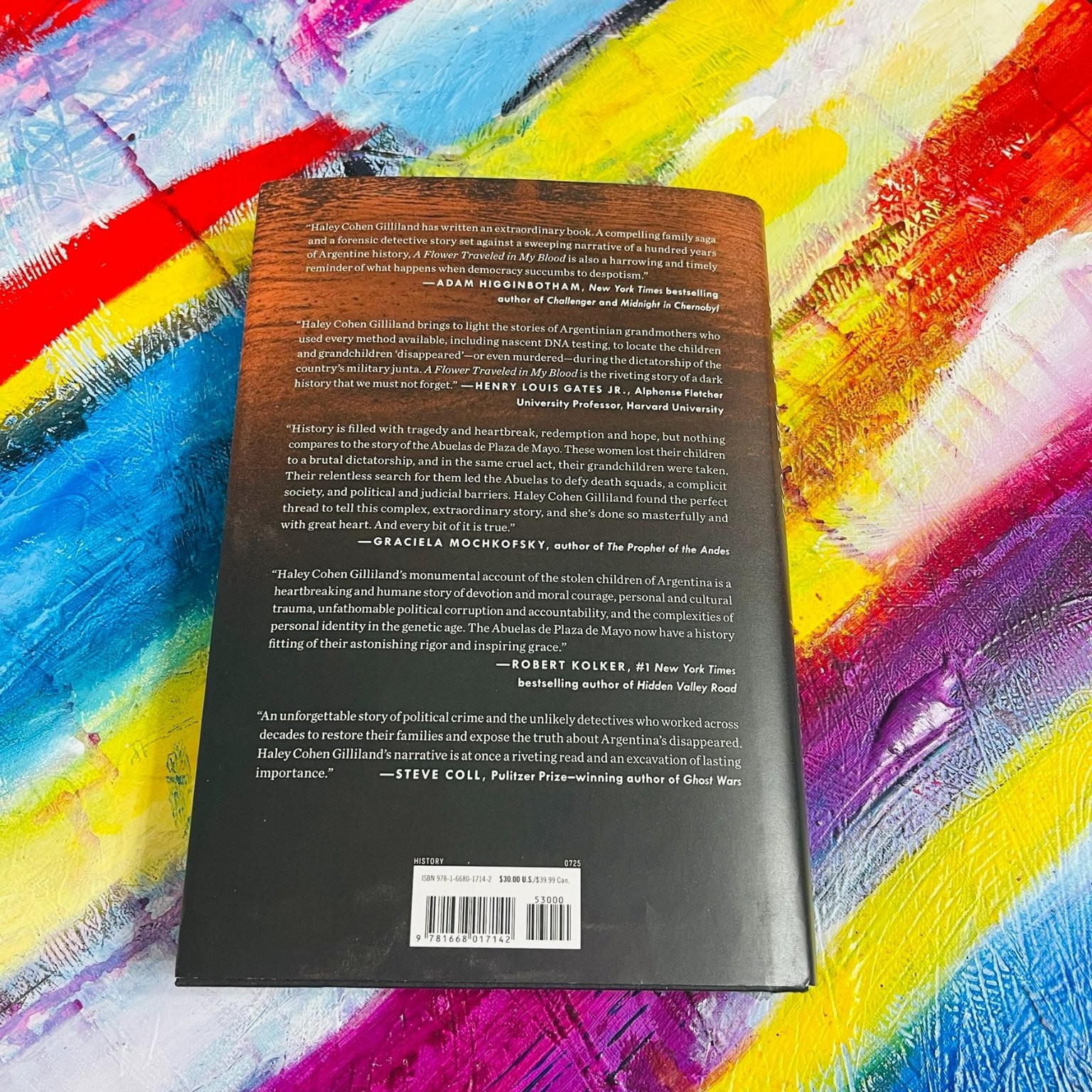 A Flower Traveled In My Blood, Gilliland 2025 First Edition Hardcover History