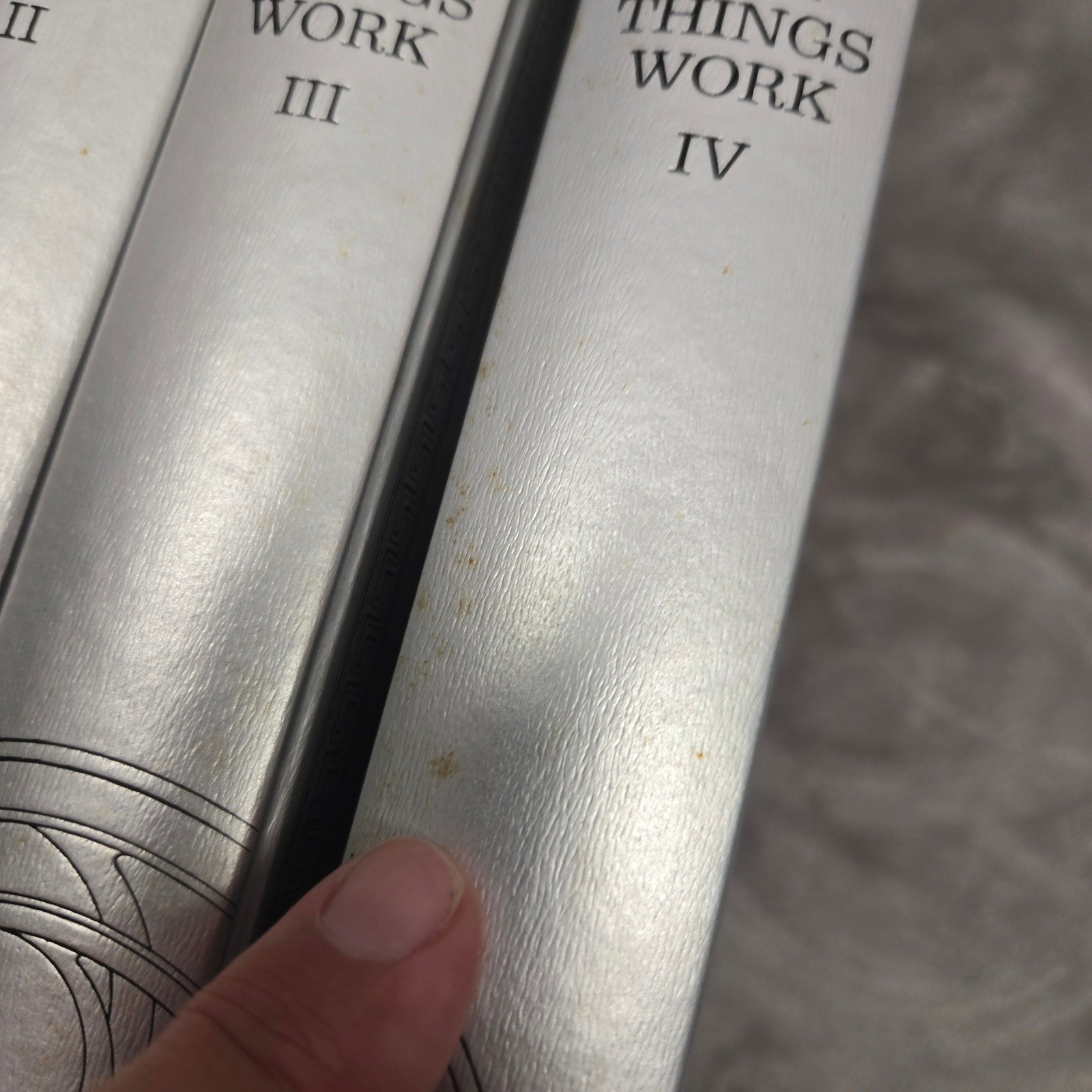 How Things Work Volumes I-IV Set Vintage Silver Hardcover Science Encyclopedia