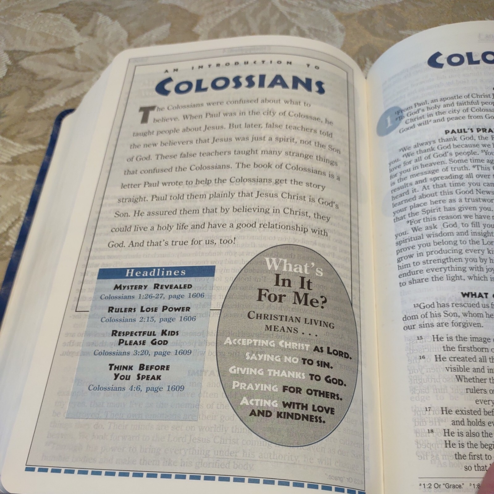 GODS WORD for Boys Blue Prism Duravella VERY GOOD 2008 “3D Cover”