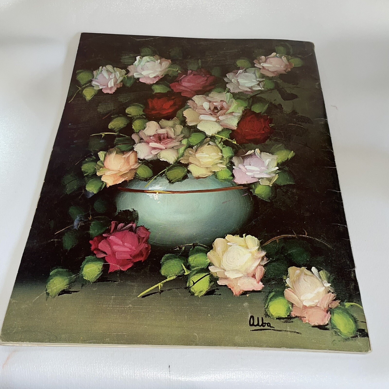 VTG Drawing Book HOW TO PAINT ROSES & OTHER FLOWERS #130 Walter T. Foster 1970