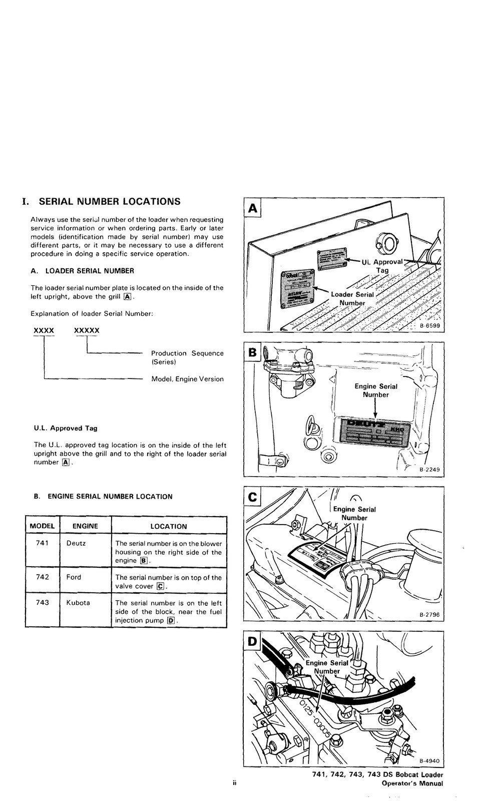 BOBCAT 741 742 742B 743 743B 743DS SERVICE MANUAL – WIRE FASTENED – TOUGH JACKET