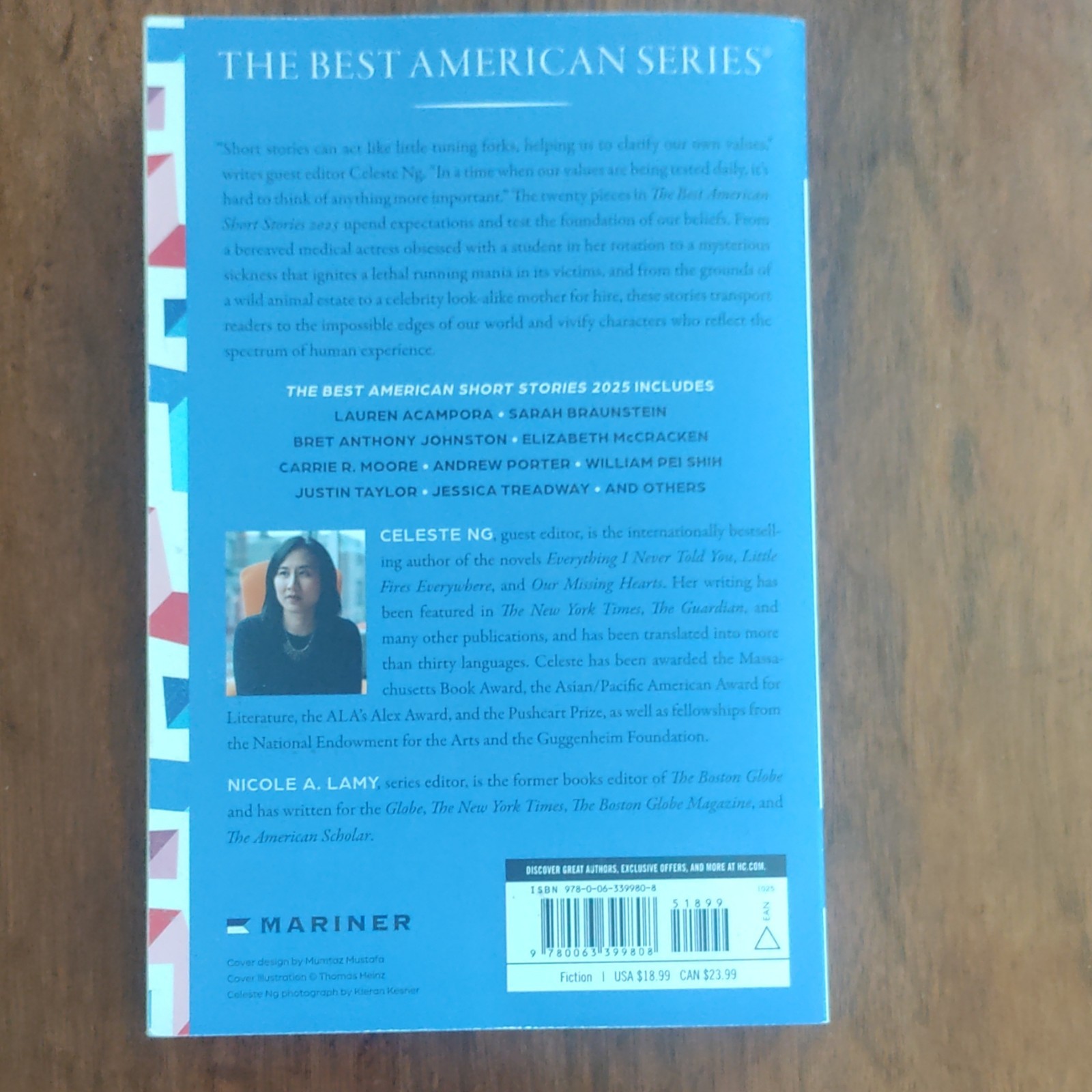 The Best American Short Stories 2025 Celeste Ng Nicole A. Lamy Trade PB