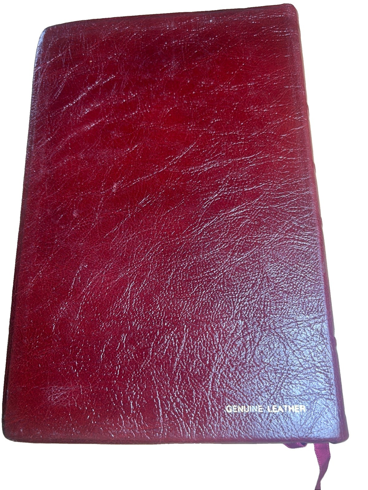 The Open Bible Expanded Edition NKJV Red Letter Genuine Leather 1987 Nelson