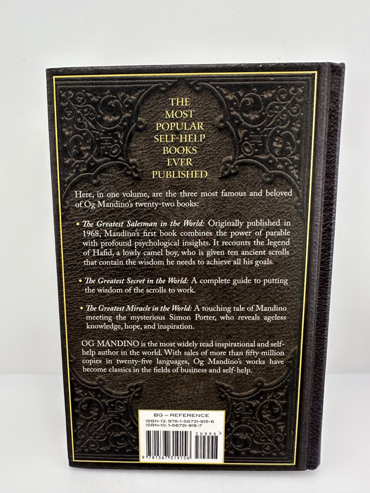 Og Mandino’s Great Trilogy HC Greatest Salesman Secret Miracle