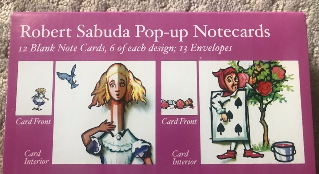 ROBERT SABUDA ALICE IN WONDERLAND MAGIC CARDS RARE 2005 (8 CARDS ONLY)