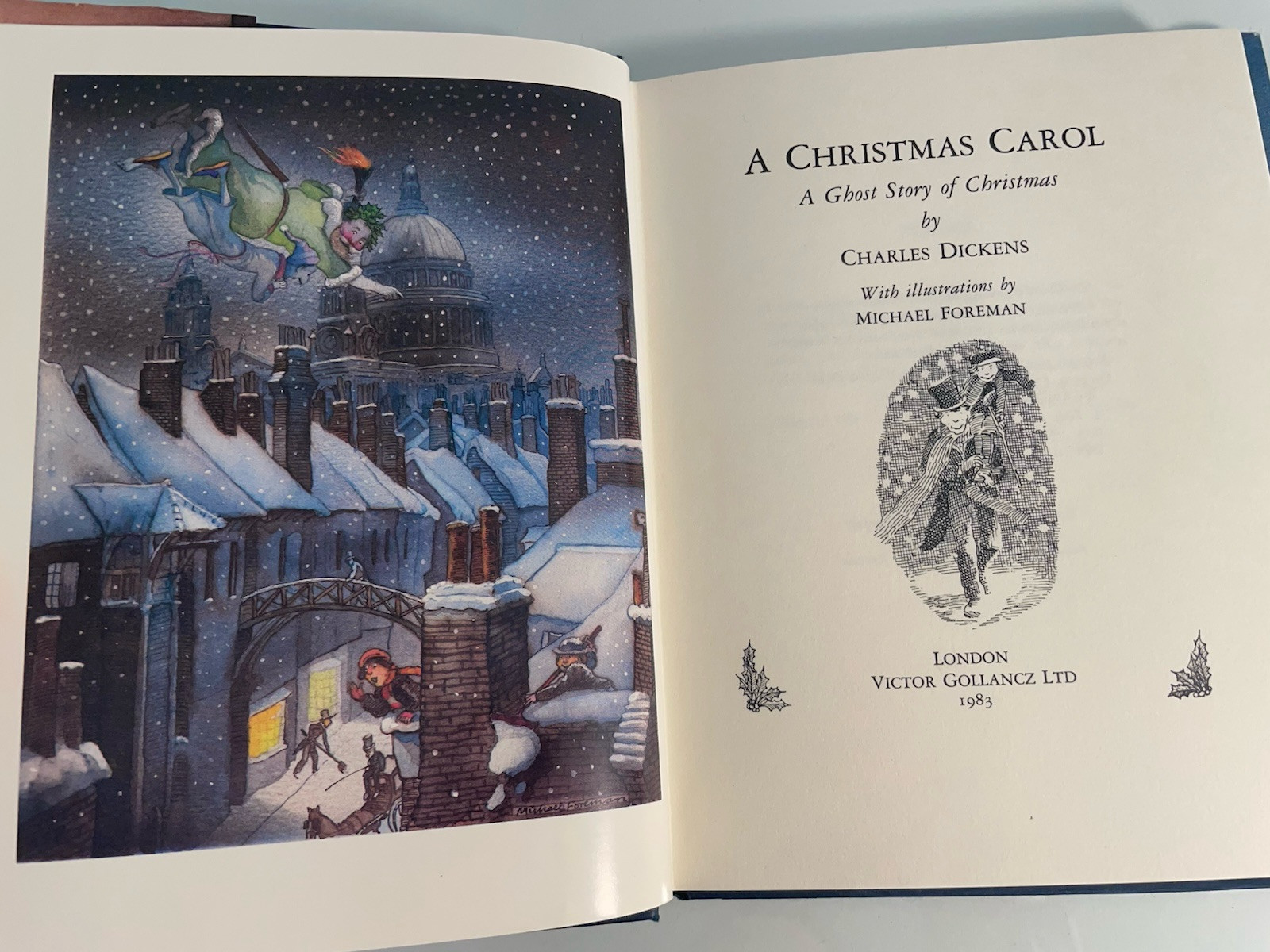 A Christmas Carol 1983 Illustrated Edition Charles Dickens Michael Foreman VG