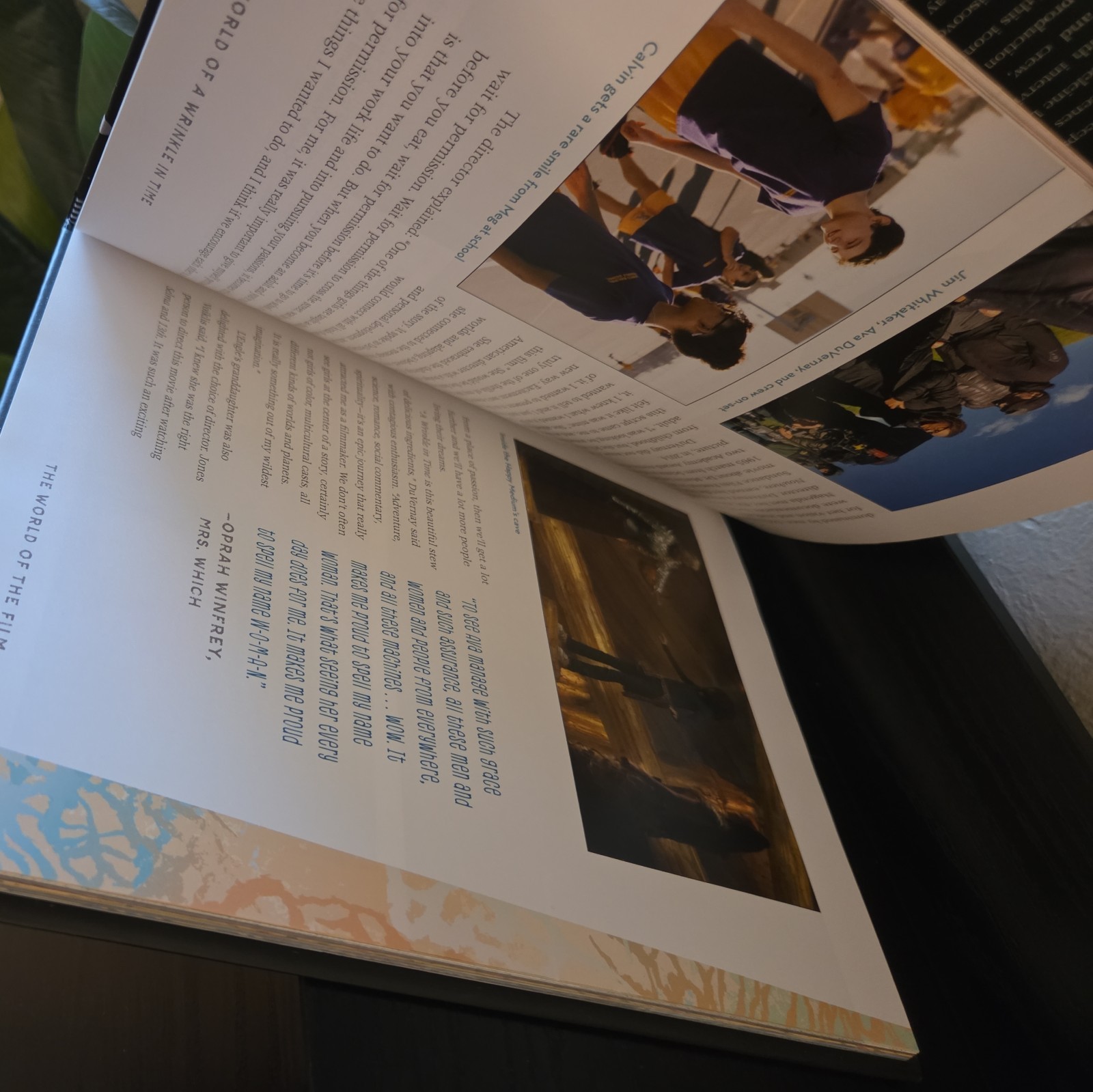 The World of a Wrinkle in Time: The Making of the Movie by Kate Egan Disney Book