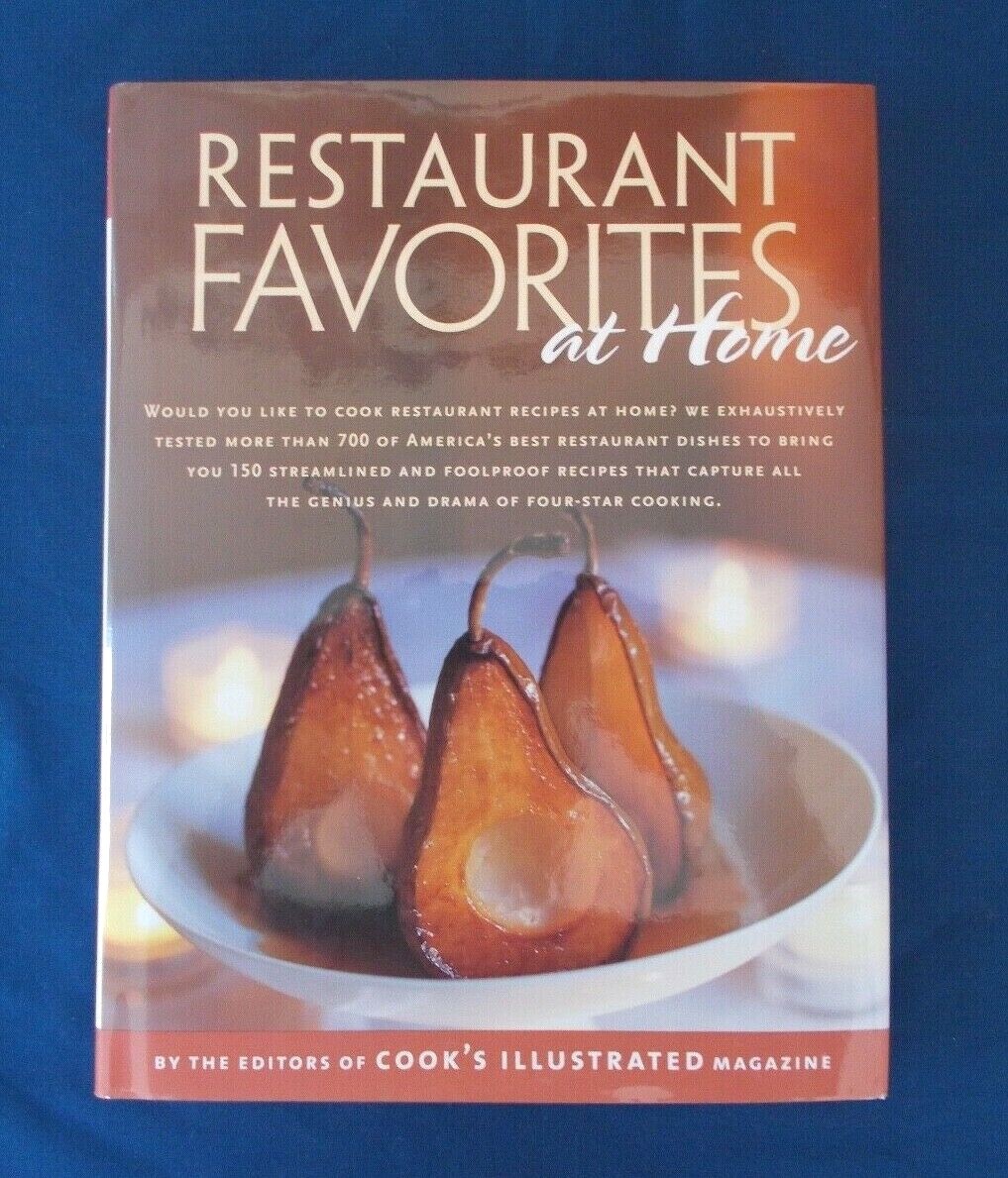 Restaurant Favorites At Home 2003, Hardcover, New, 418 Pages, 1st Edition